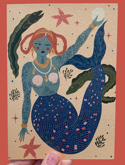 Mermaid Greeting Card