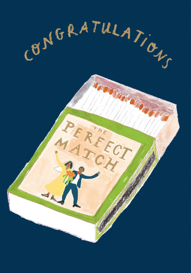 Congratulations The Perfect Match Greetings Card