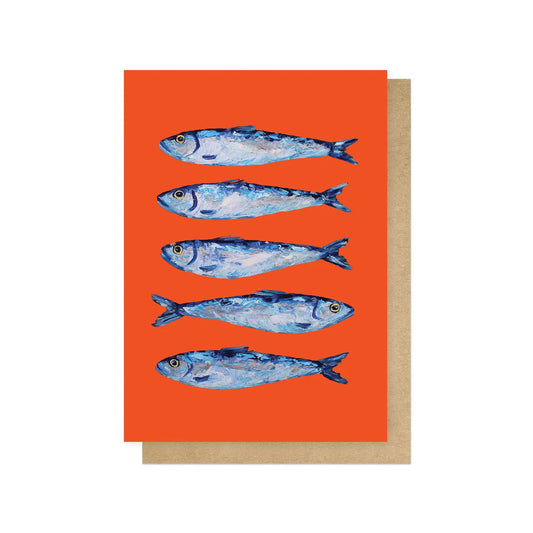 Sardines Greeting Card