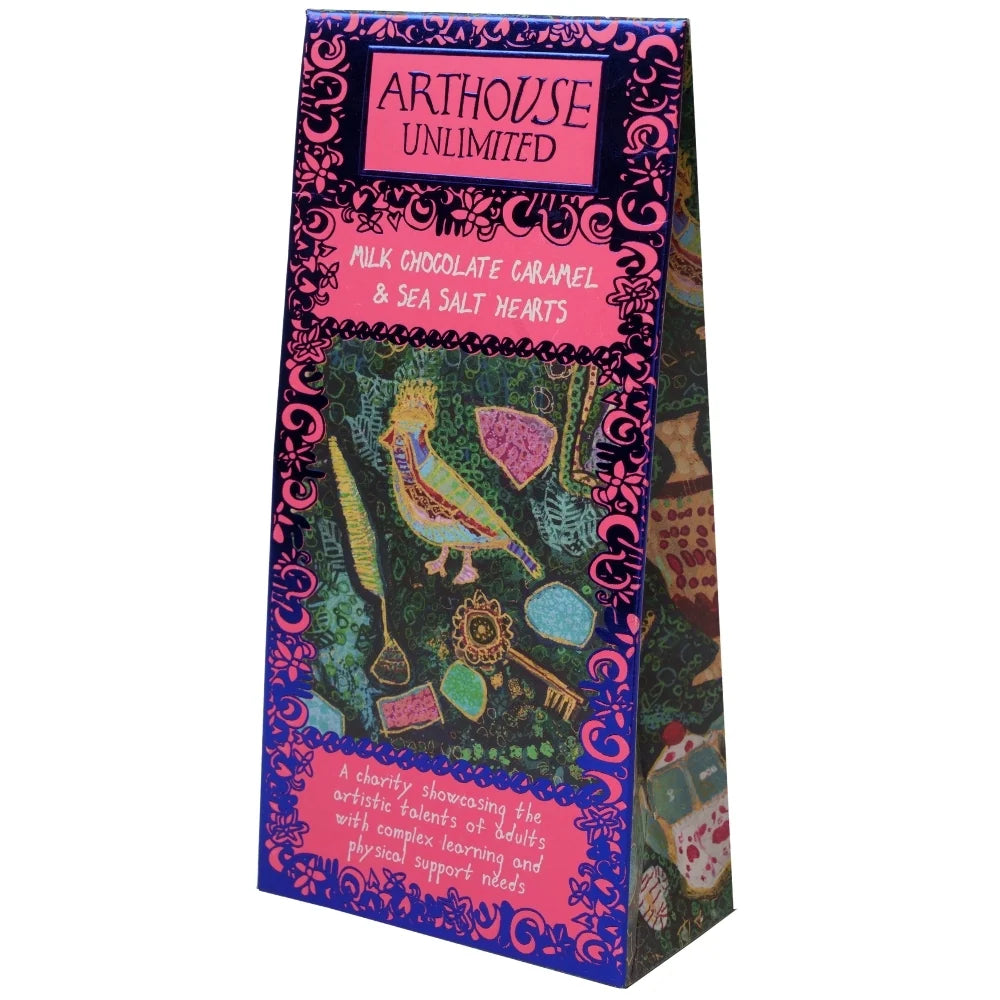 Vintage Valuables Milk Chocolate Caramel & Sea Salt Hearts