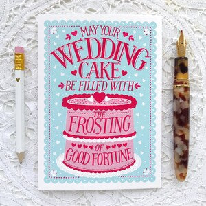 Wedding Cake Greetings Card