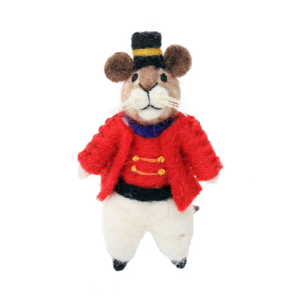 Nutcracker Mouse Felt Decoration