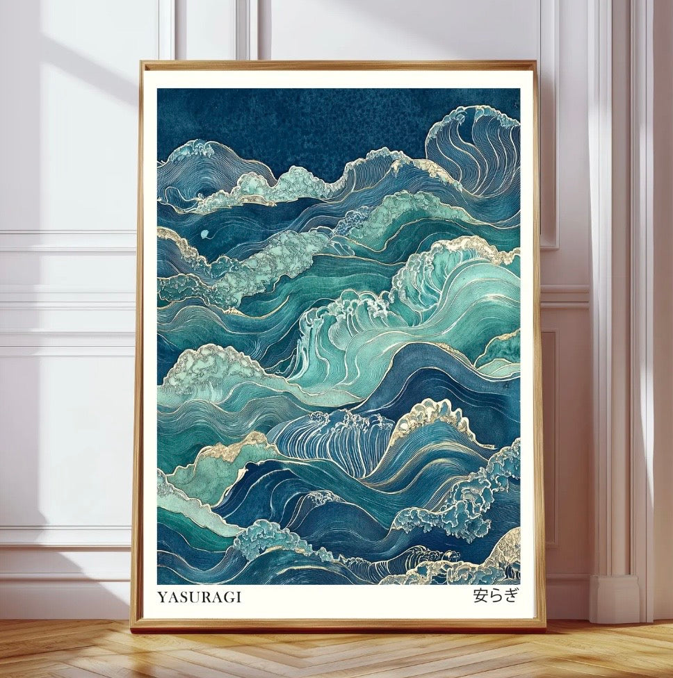 Japanese Crashing Waves