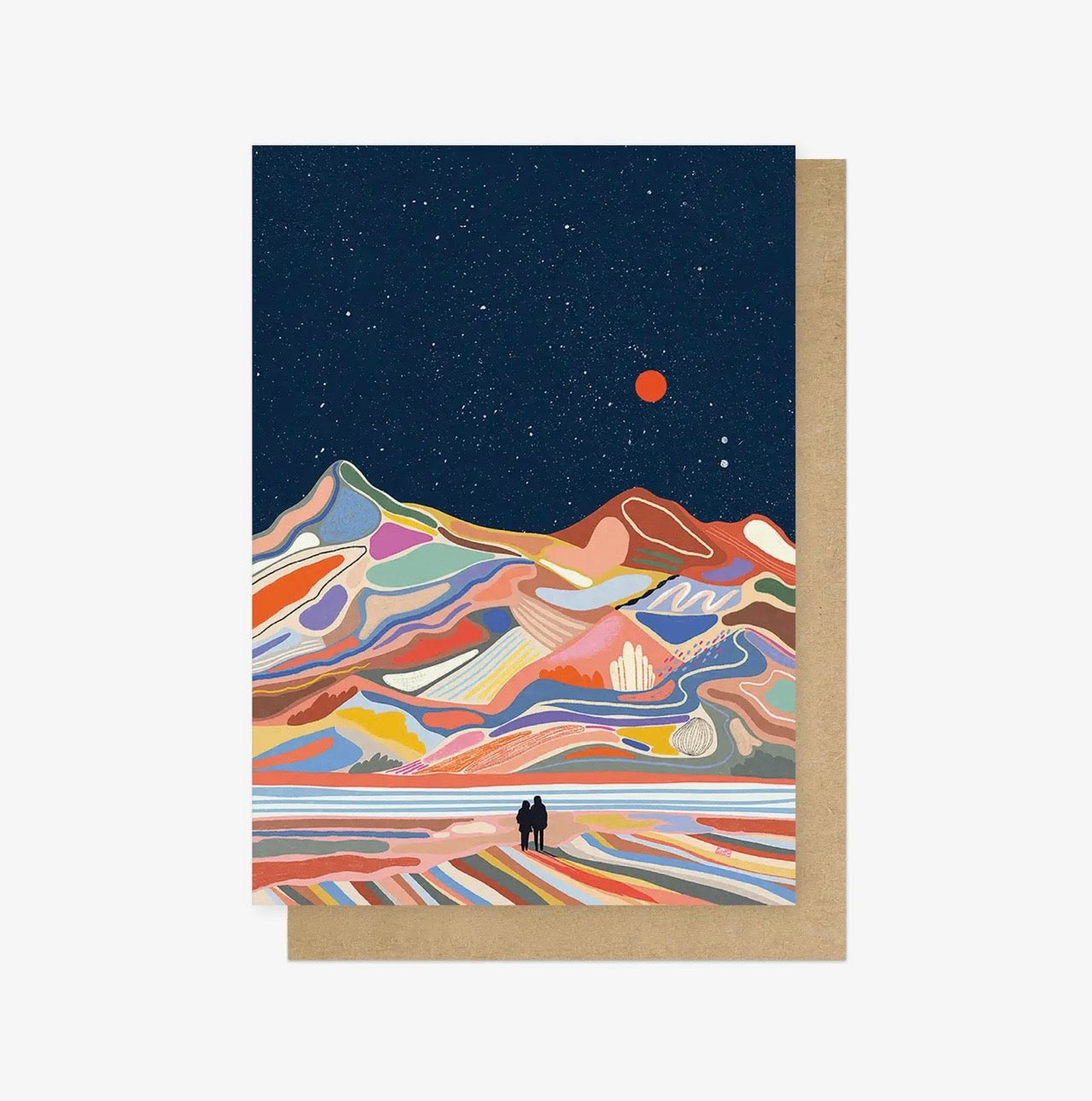 The Sky Above Us Greetings Card
