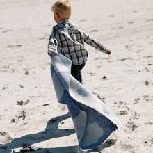 Cloudy Day Infinity Blue Lambswool Kids Blanket