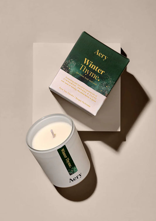 Winter Thyme Scented Candle