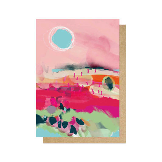 La Vie en Rose Greetings Card