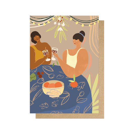 Mistletoe Greetings Card