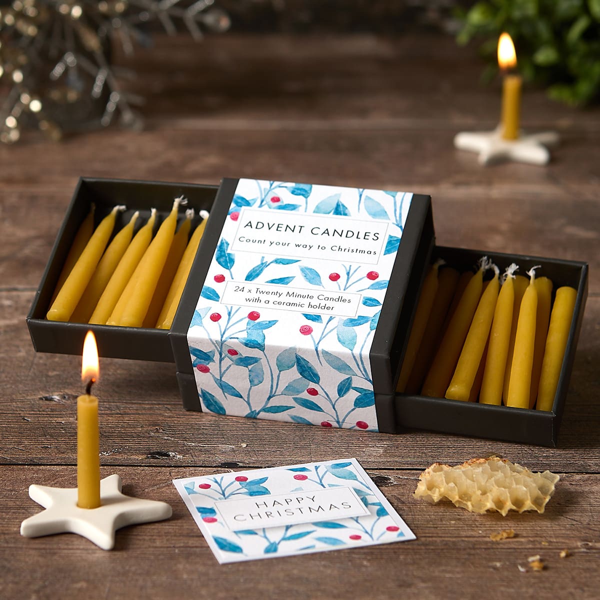 Advent Candles (Berry) -20 Minute Candles