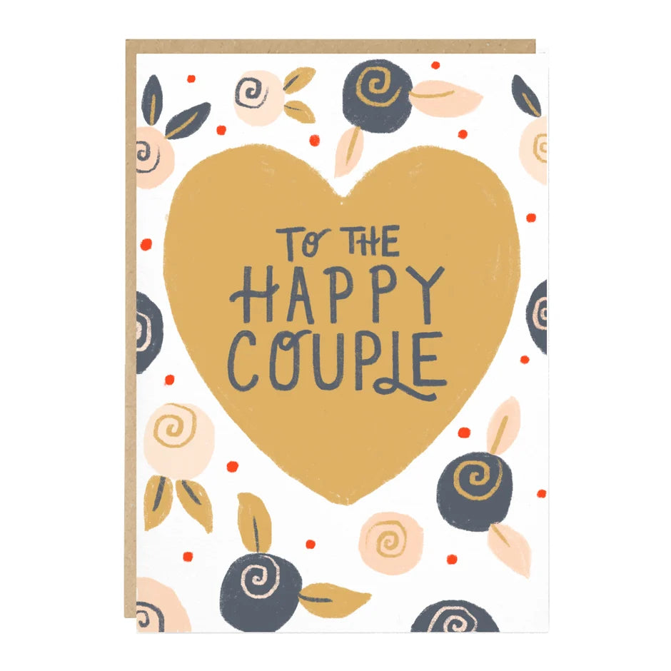 To The Happy Couple Greetings Card