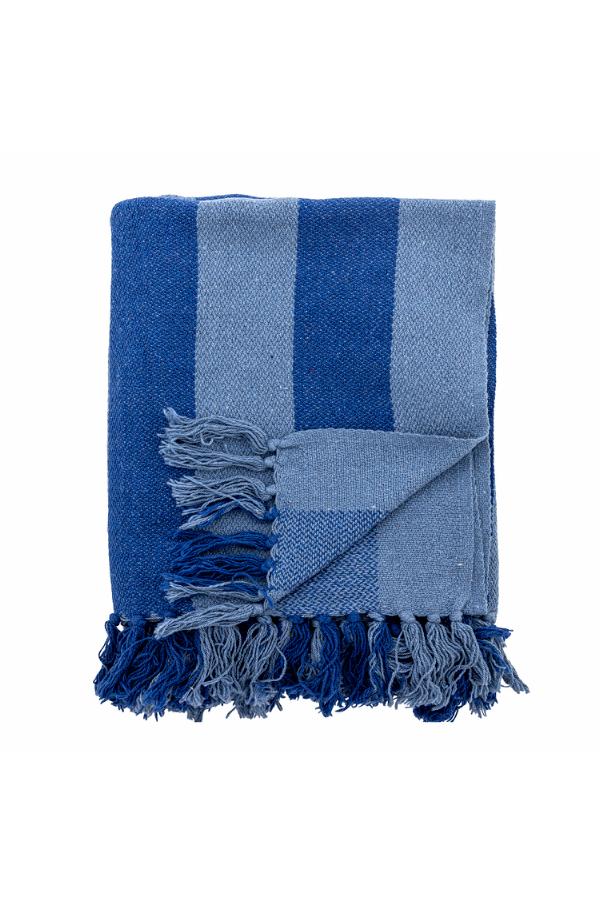 Frello Blue Recycled Cotton Throw