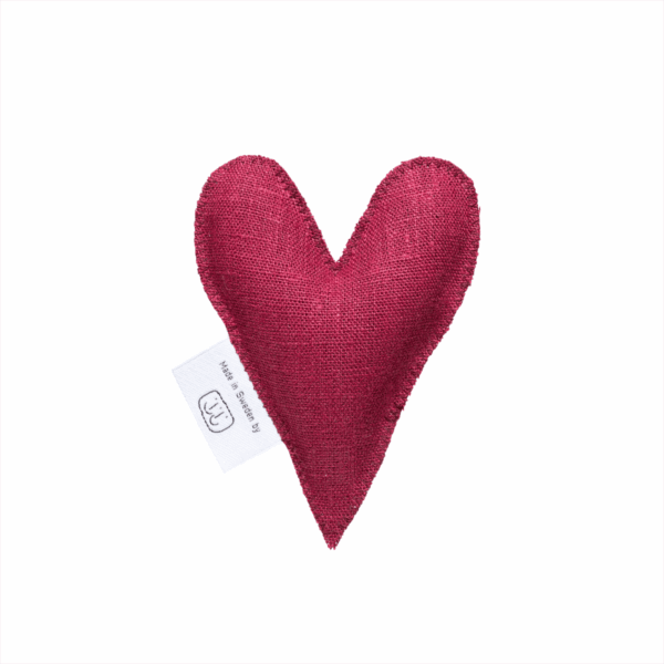 Burgundy Lavender Heart