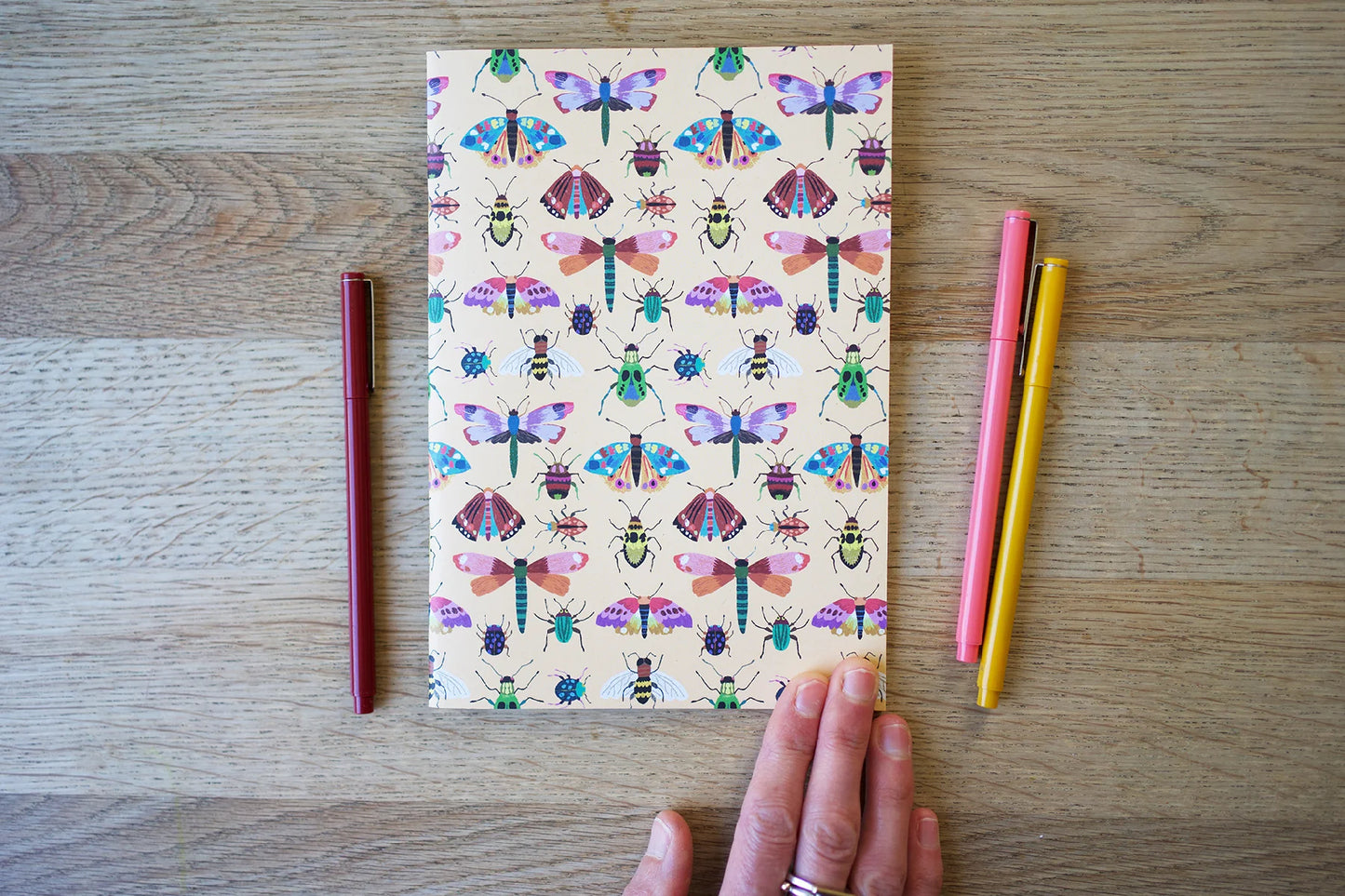 Insects Illustrated A5 Notebook