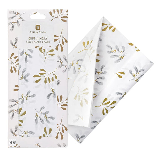 Mistletoe Tissue Paper (4 sheets)