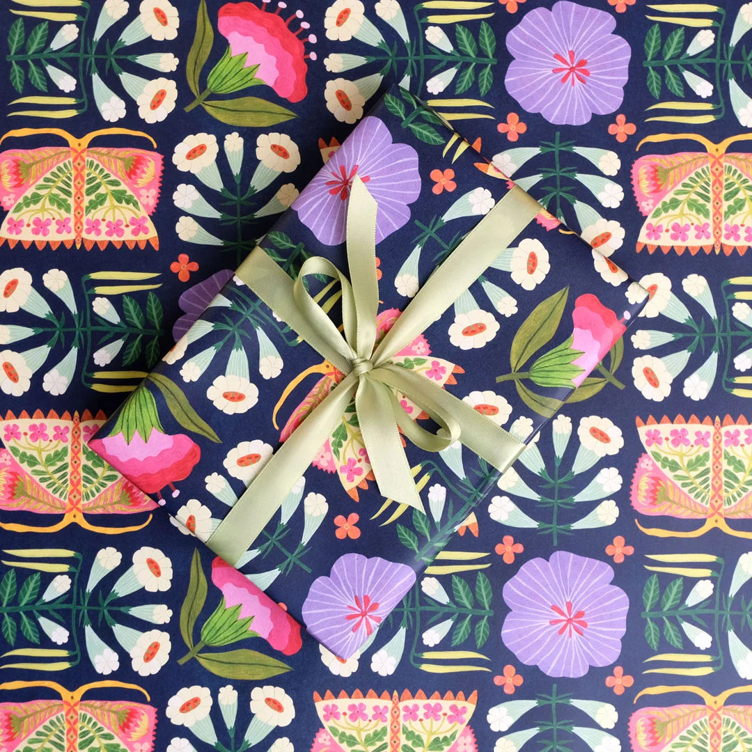 Folk Meadow Gift Wrap