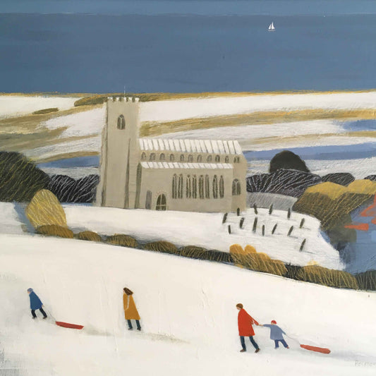 Winter Walk Christmas Card Pack of 5