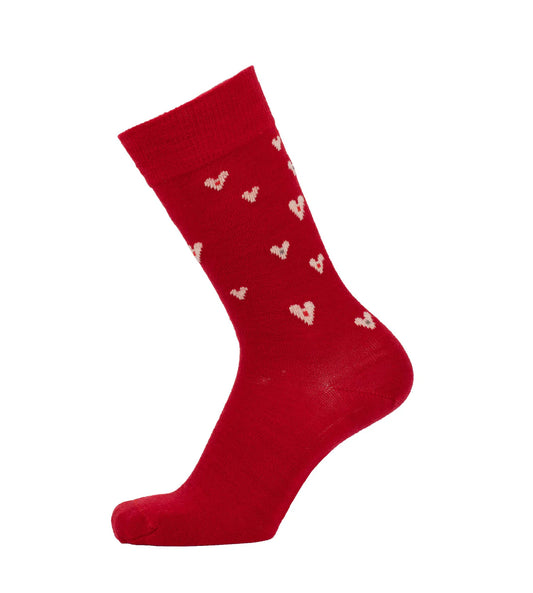 Small Hearts Merino Wool Socks