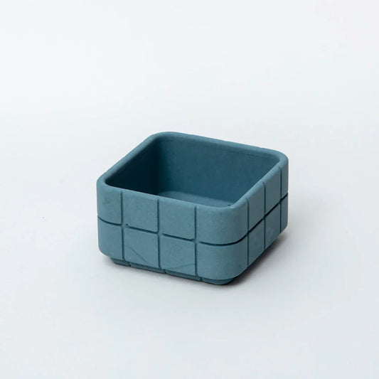 Jesmonite Tile Tray - Steel Blue