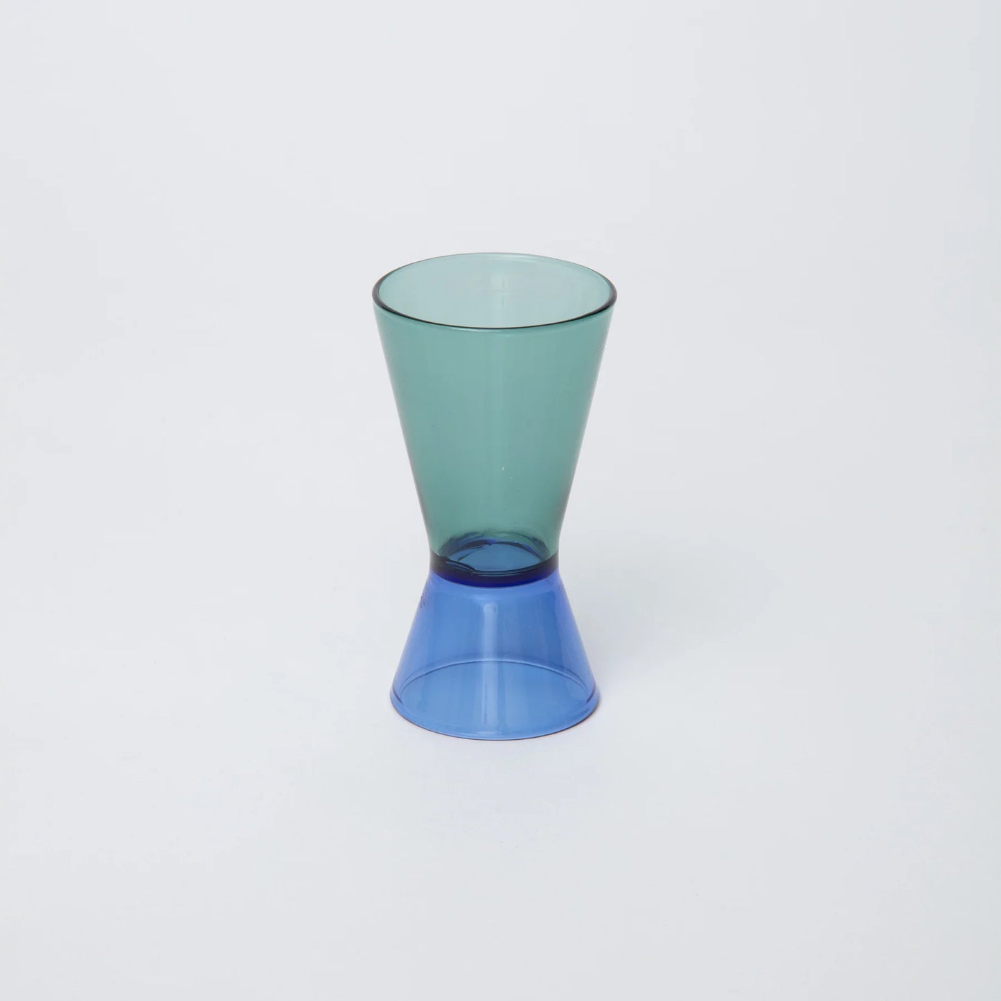 Duo Tone Teal /Blue  Cocktail Jigger