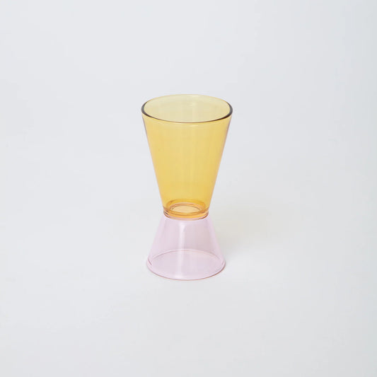 Duo Tone Yellow / Pink  Cocktail Jigger