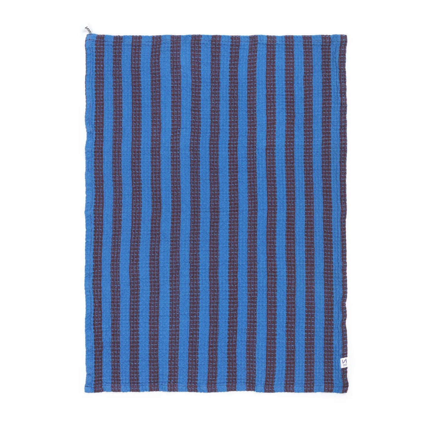 Cobalt & Ivory Cotton Waffle Tea Towels - 2 Pack