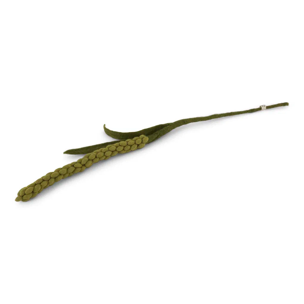 Amaranth Felt Flower Decoration Green