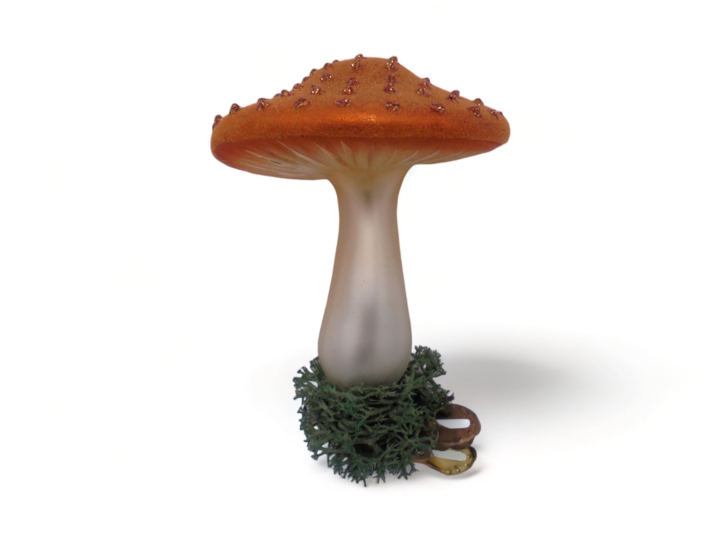 Orange Mushroom - Clip-on Christmas Decoration