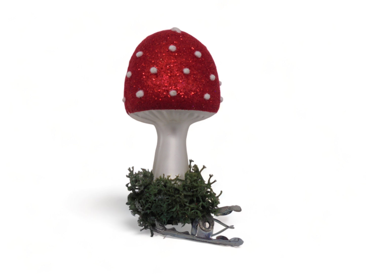 Mini Mushroom Orange - Clip-On Christmas Decoration