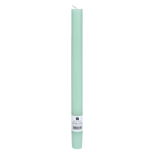 Sage Dinner Candle. 28cm