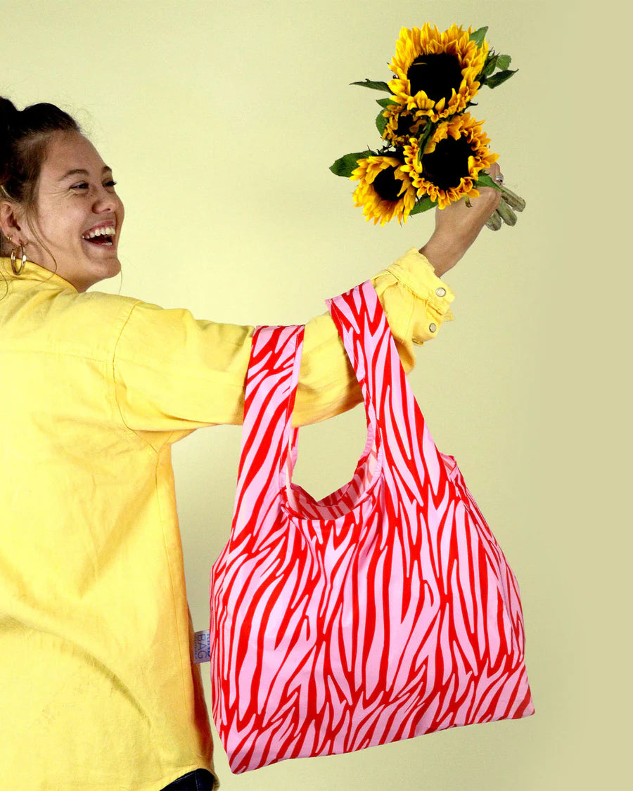 Zebra Medium Reusable Bag
