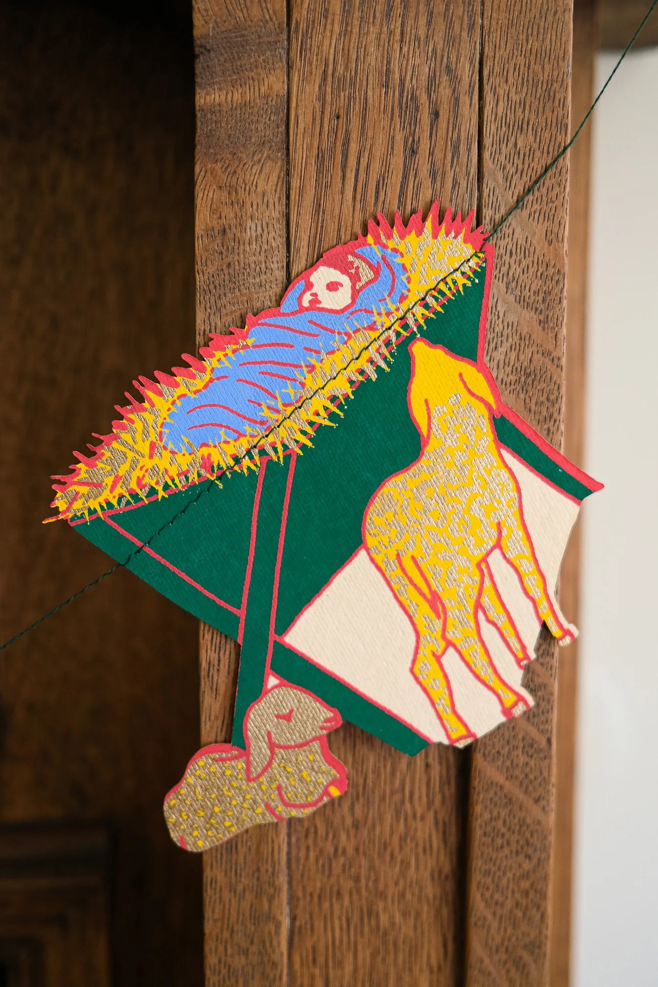 Nativity Sewn Printed Garland