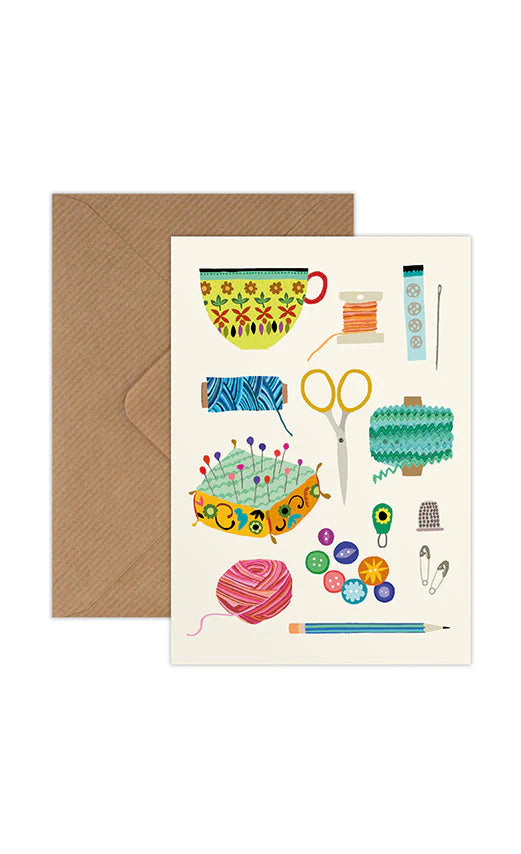 Haberdashery Greeting Card