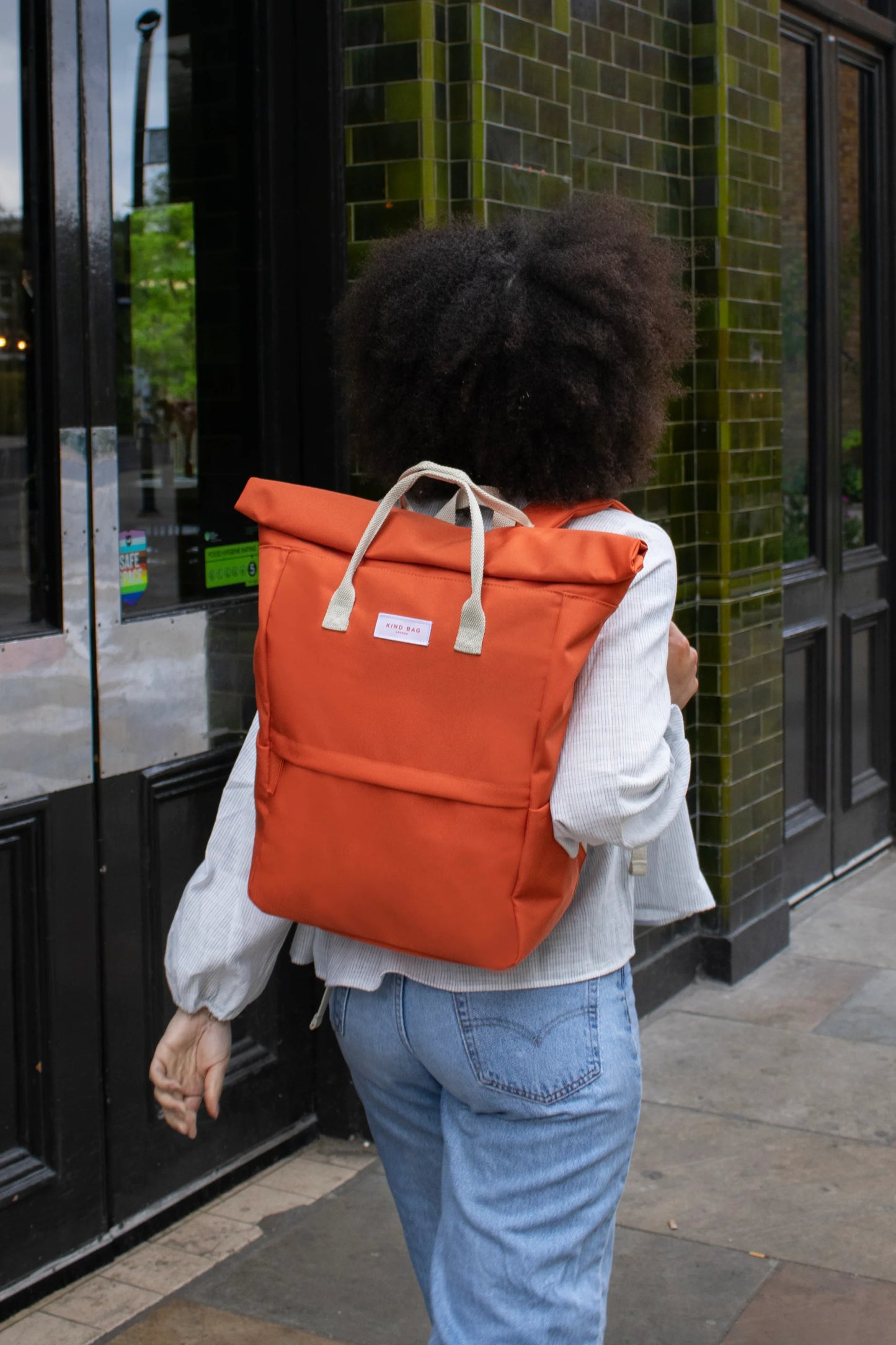 Burnt Orange Large Backpack