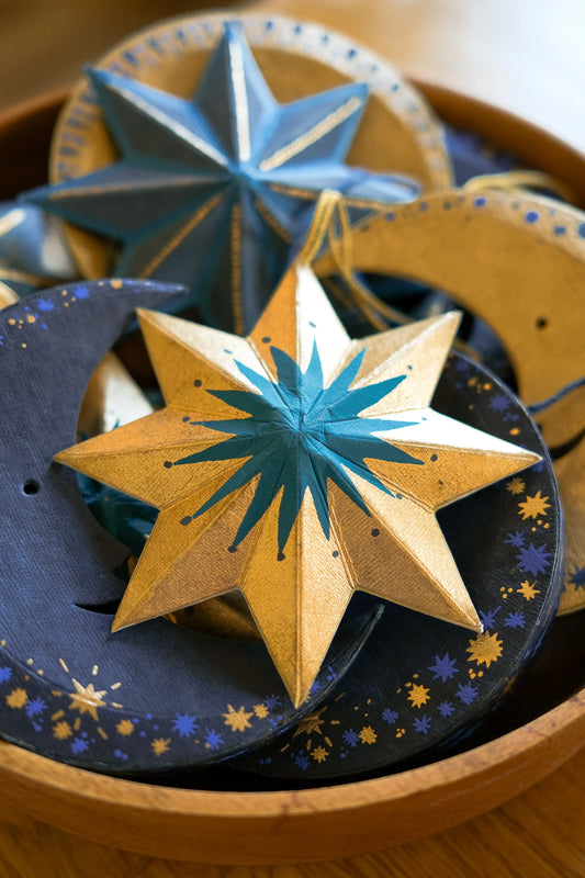 Gold Star Board Decoration