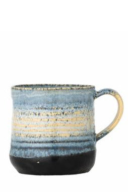 Deana Mug - Multi/Blue Stoneware