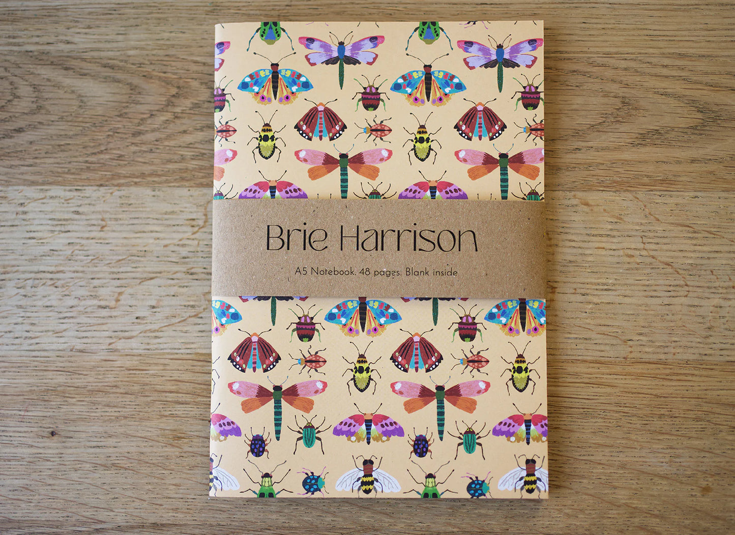 Insects Illustrated A5 Notebook