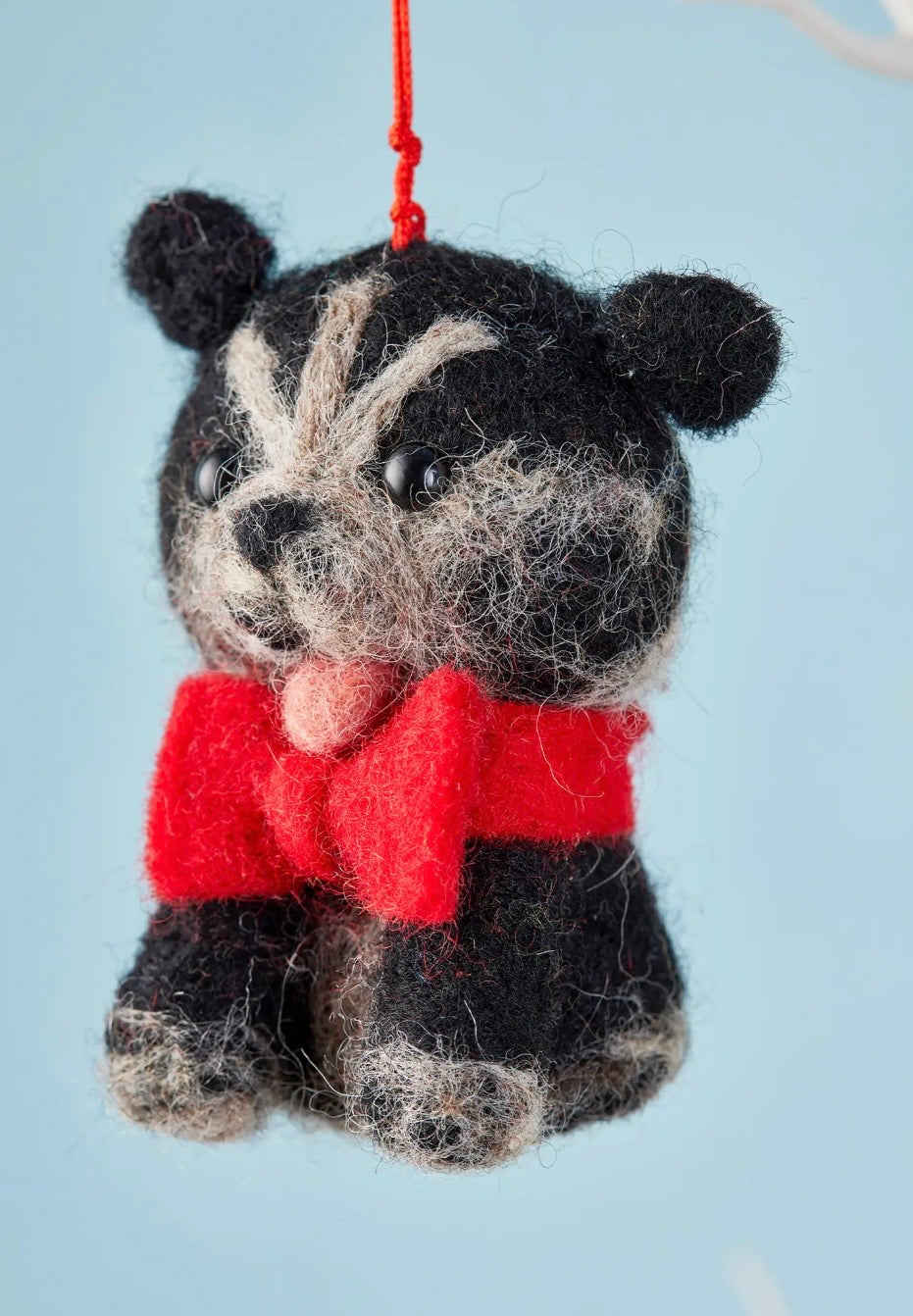 Cute Felt Dog Decoration