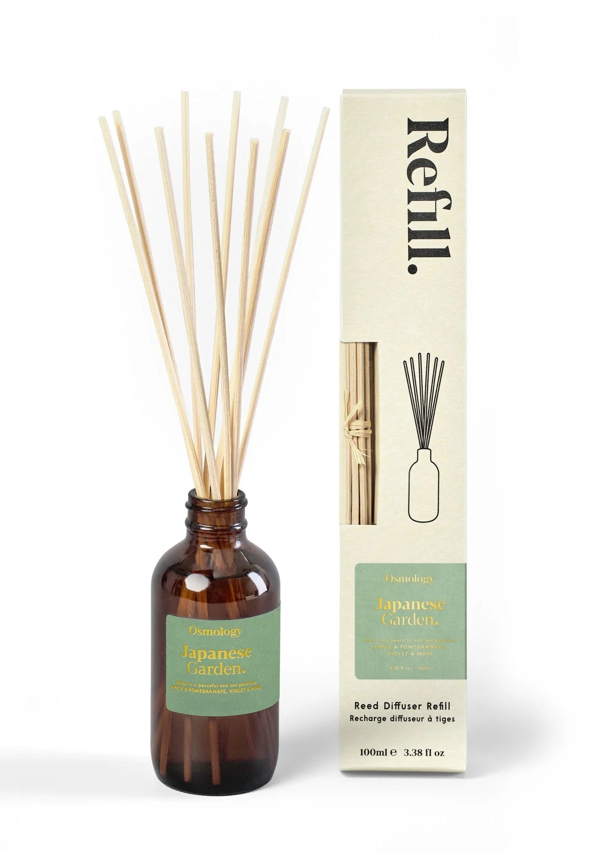 Osmology Japanese Garden Reed Diffuser Refill