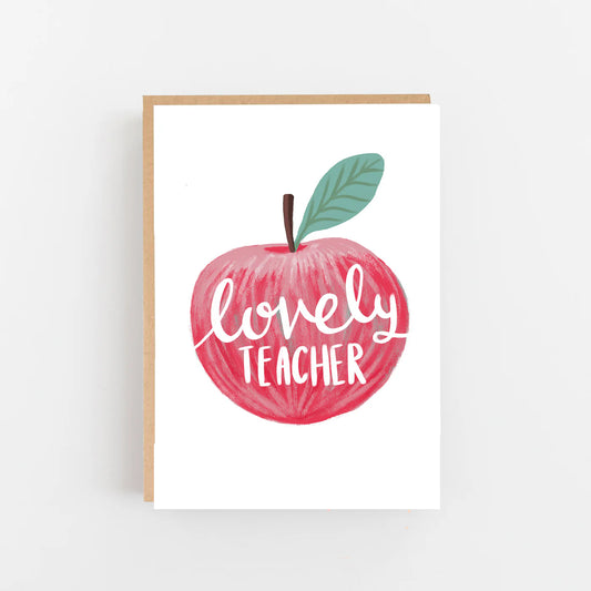 Lovely Teacher Greeting Card