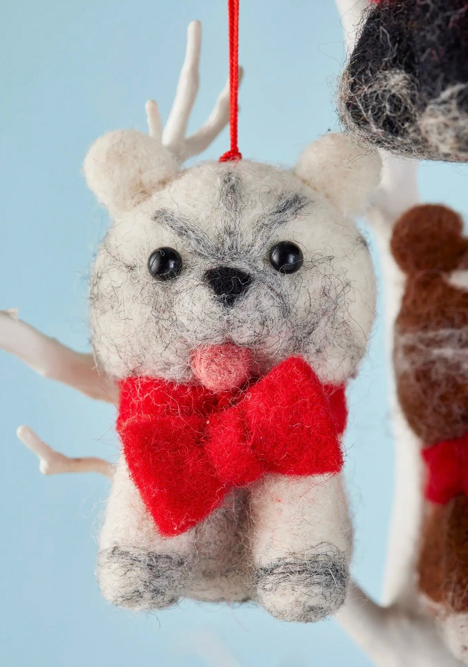 Cute Felt Dog Decoration