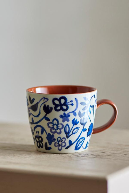 Figuria Blue Stoneware Mug