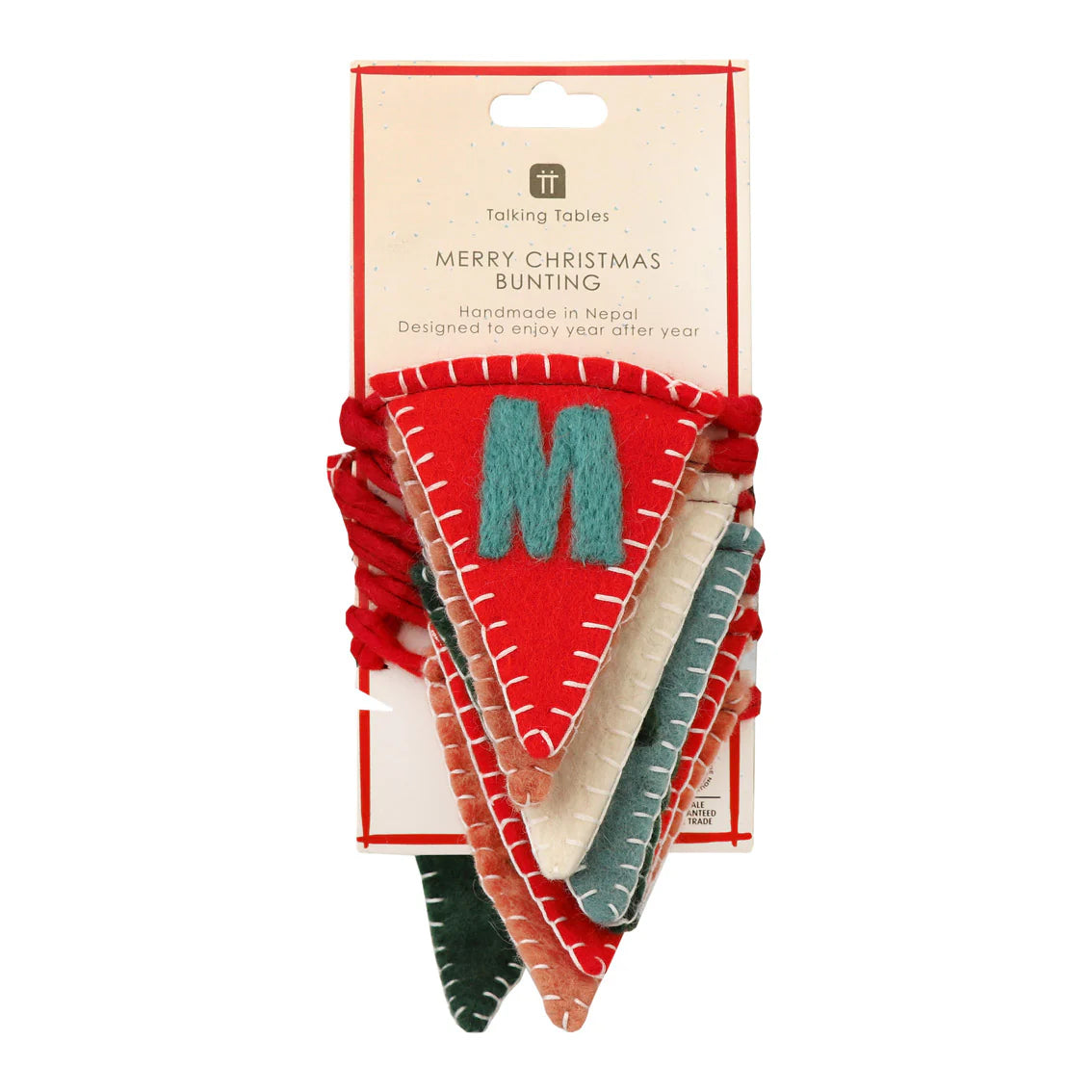 Merry Christmas Felt Bunting (2m)