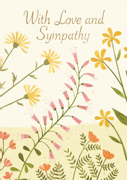Hummingbird Sympathy Greetings Card