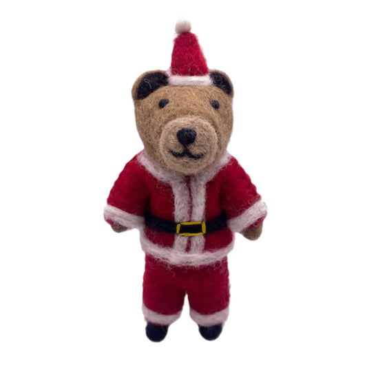 Father Christmas Brown Bear