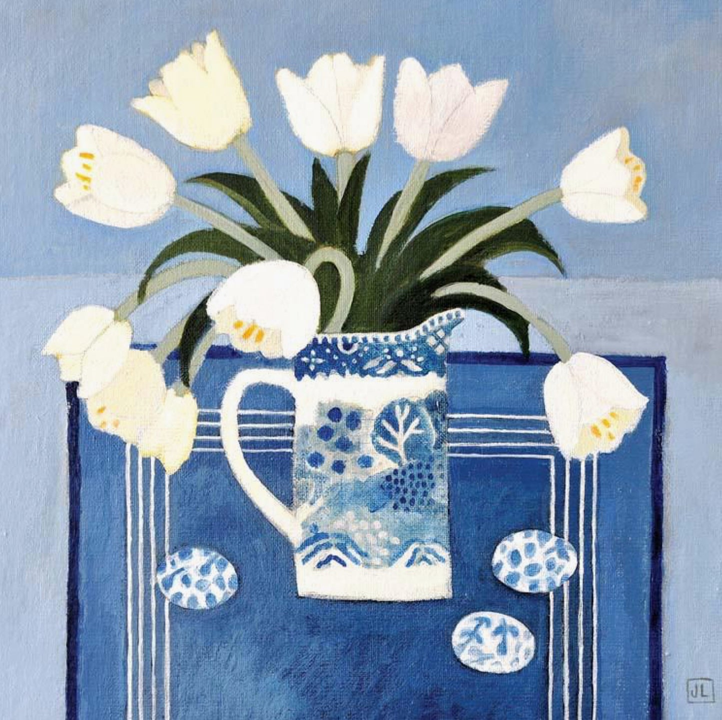 White Tulips by Jill Leman