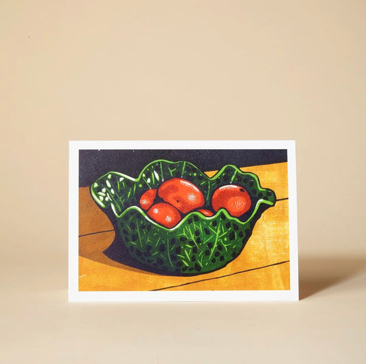 Orange Greetings Card