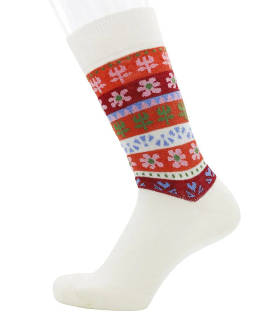 Happy Off White - Merino Wool Socks