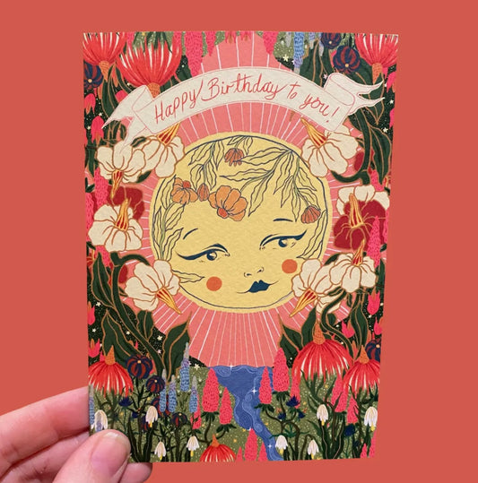 Happy Birthday To You Sun Greetings Card