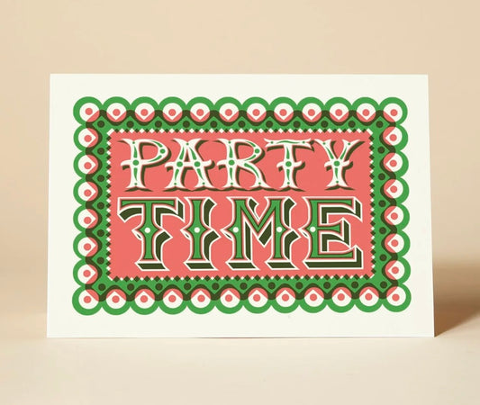 Party Time Greetings Card