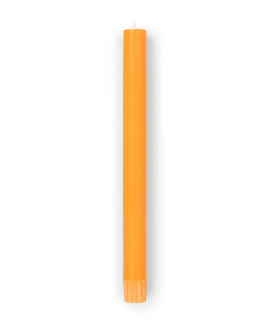 Bright Orange Dinner Candle